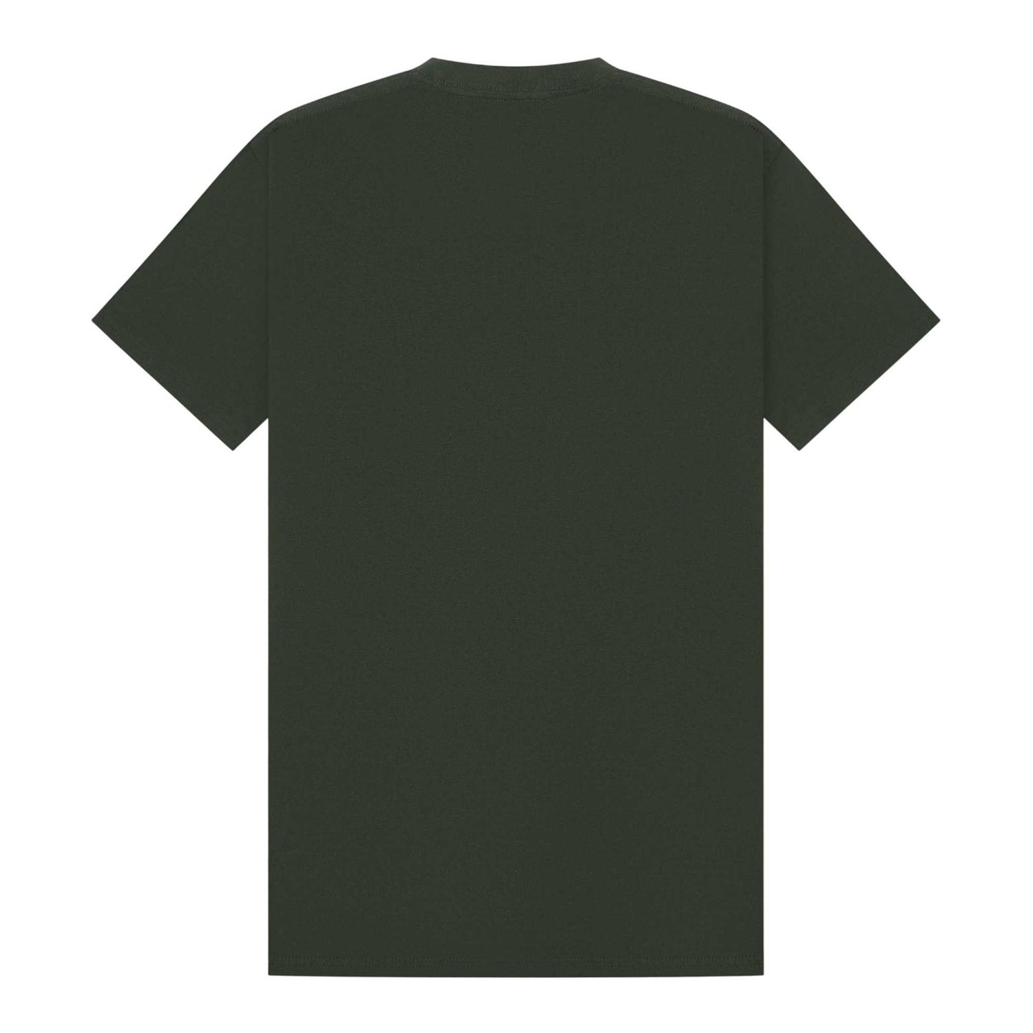 Forest Green - Back - Casual Classics Mens Premium Ringspun Tee