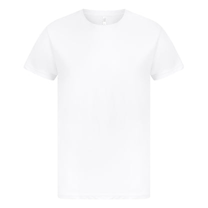 White - Front - Casual Classics Mens Premium Ringspun Tee