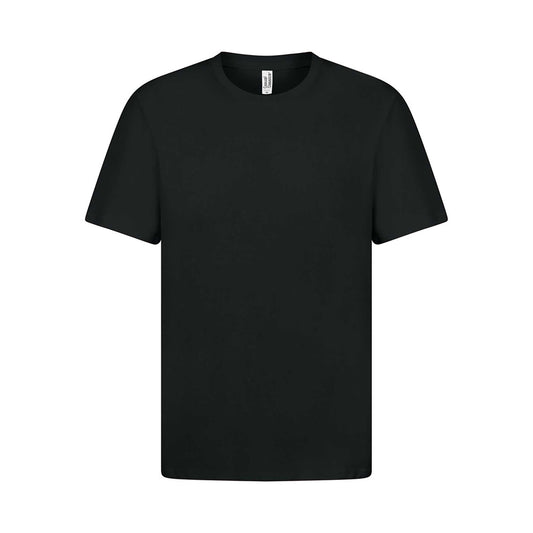 Black - Front - Casual Classics Mens Premium Ringspun Tee