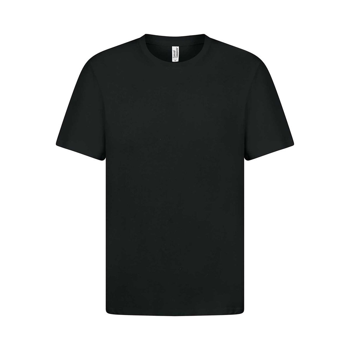 Black - Front - Casual Classics Mens Premium Ringspun Tee