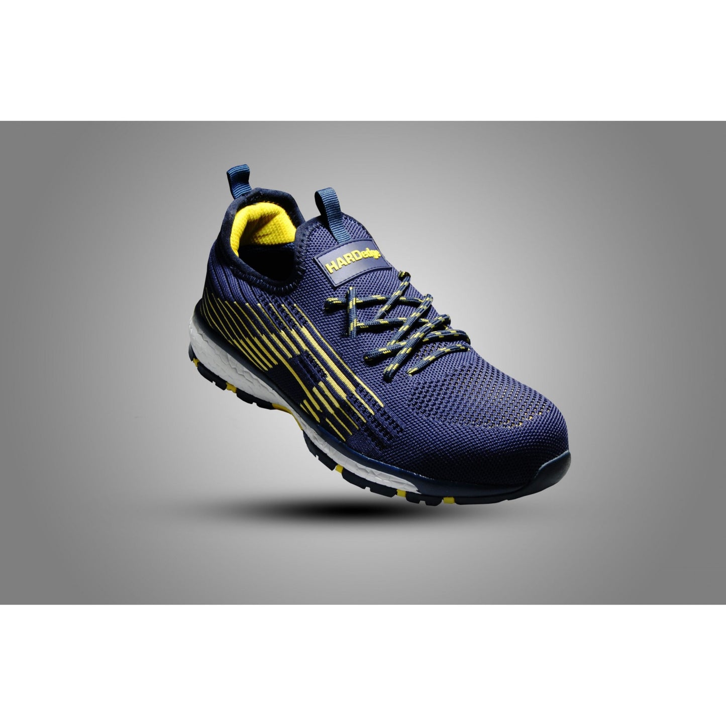Navy - Front - HardEdge Mens Safety Trainer