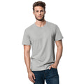 Heather Grey - Back - Stedman Unisex Adults Classic Tee