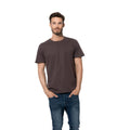 Dark Chocolate Brown - Back - Stedman Unisex Adults Classic Tee