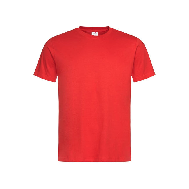 Scarlet Red - Front - Stedman Unisex Adults Classic Tee