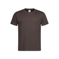 Dark Chocolate Brown - Front - Stedman Unisex Adults Classic Tee