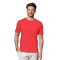 Scarlet Red - Back - Stedman Mens Classic Fitted Tee