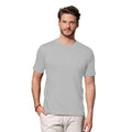 Heather Grey - Back - Stedman Mens Classic Fitted Tee