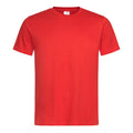 Scarlet Red - Front - Stedman Mens Classic Organic Tee