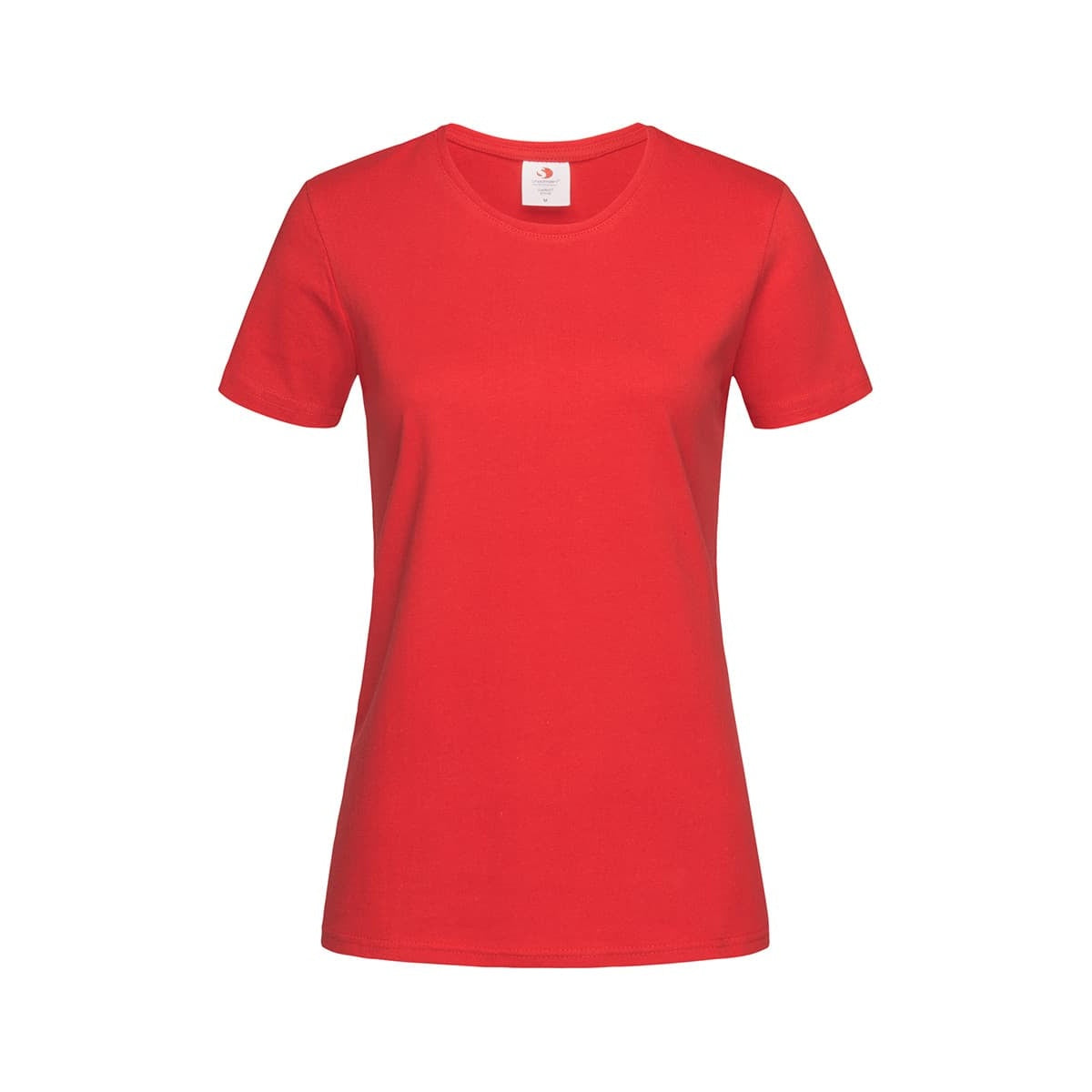 Scarlet Red - Front - Stedman Womens-Ladies Comfort Tee
