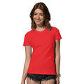 Scarlet Red - Back - Stedman Womens-Ladies Comfort Tee