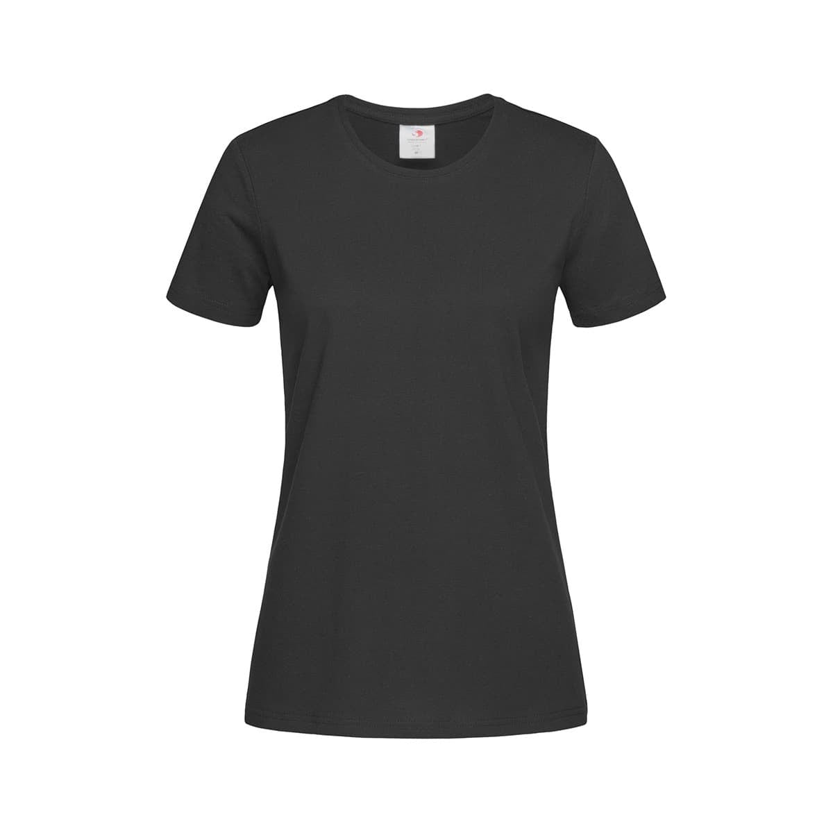 Black Opal - Front - Stedman Womens-Ladies Comfort Tee