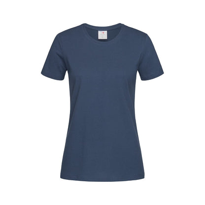 Navy - Front - Stedman Womens-Ladies Comfort Tee