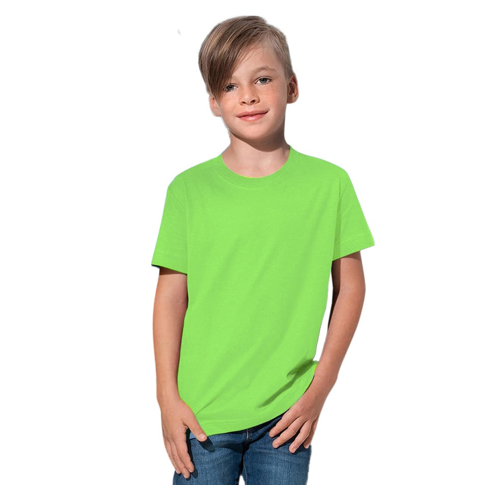 Kiwi Green - Back - Stedman Childrens-Kids Classic Tee