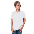 White - Back - Stedman Childrens-Kids Classic Tee