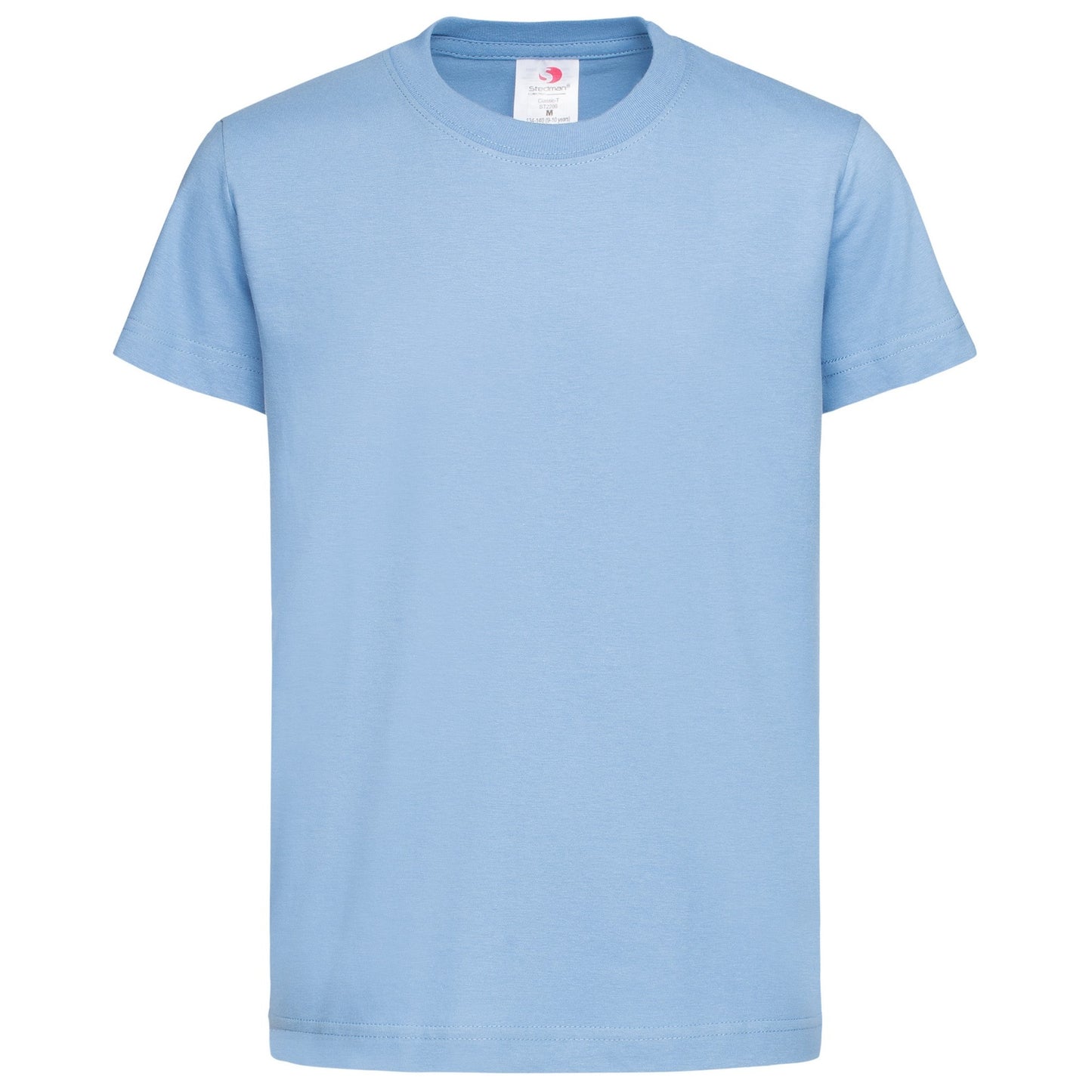 Light Blue - Front - Stedman Childrens-Kids Classic Tee