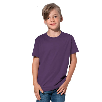 Deep Berry - Back - Stedman Childrens-Kids Classic Tee