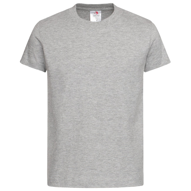 Heather Grey - Front - Stedman Childrens-Kids Classic Tee