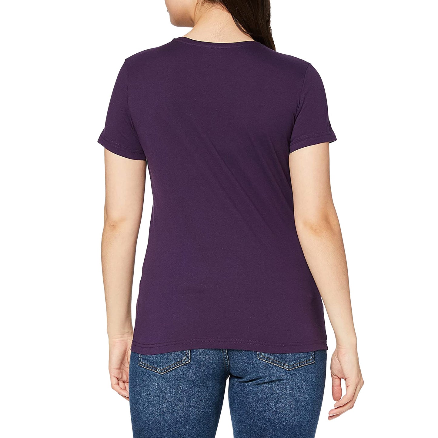 Deep Berry - Back - Stedman Mens Classic V Neck Tee