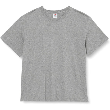 Heather Grey - Front - Stedman Mens Classic V Neck Tee