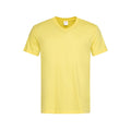 Yellow - Front - Stedman Mens Classic V Neck Tee