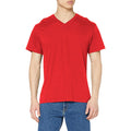 Scarlet Red - Back - Stedman Mens Classic V Neck Tee