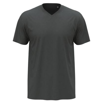 Slate Grey - Front - Stedman Mens Classic V Neck Tee