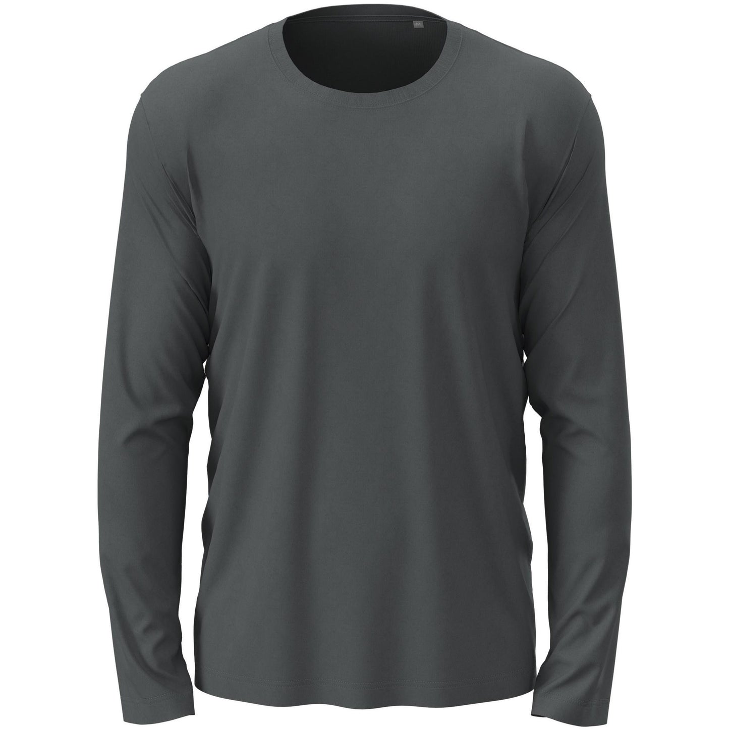 Slate Grey - Front - Stedman Mens Classic Long Sleeved Tee