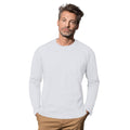 White - Back - Stedman Mens Classic Long Sleeved Tee