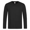 Black Opal - Front - Stedman Mens Classic Long Sleeved Tee