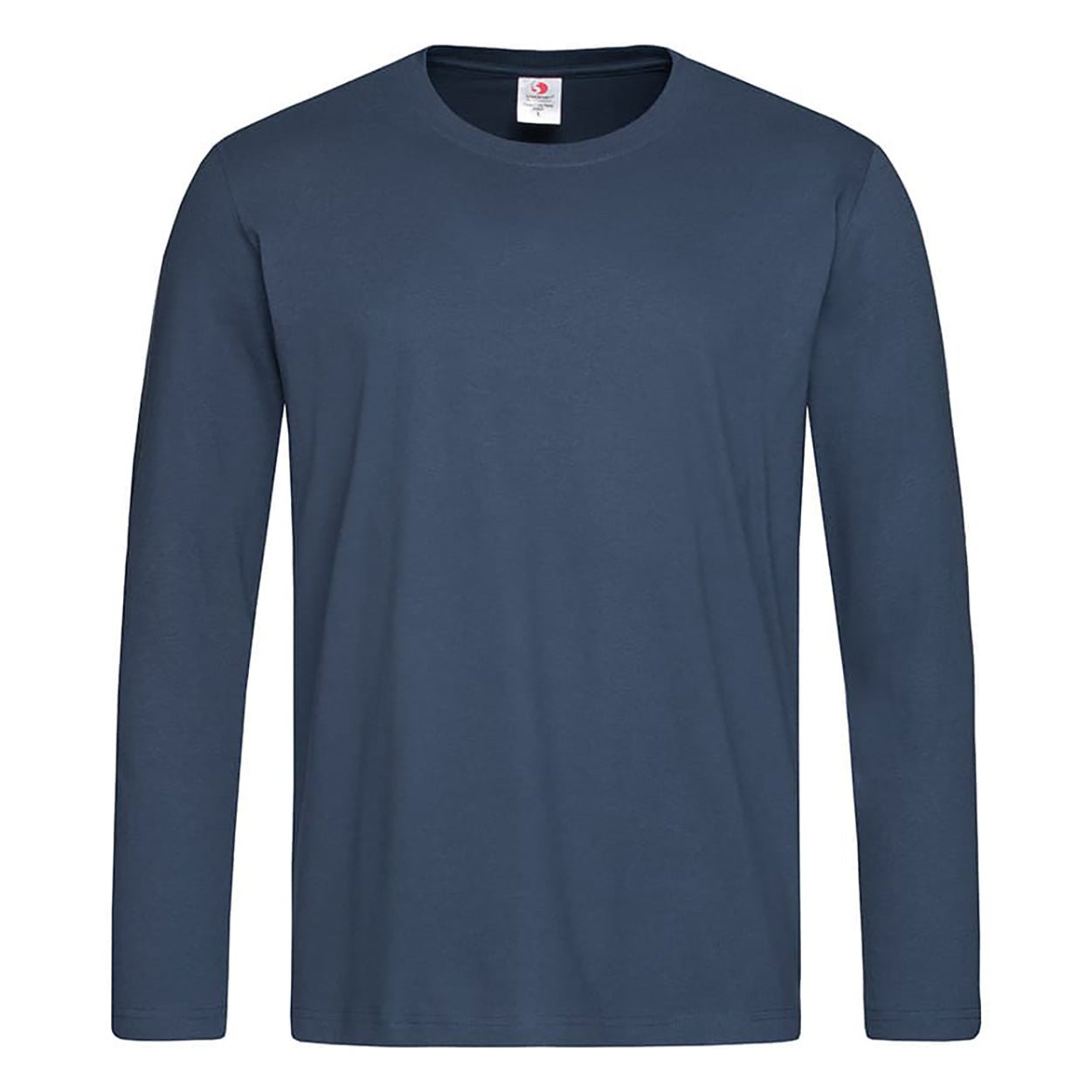 Navy - Front - Stedman Mens Classic Long Sleeved Tee