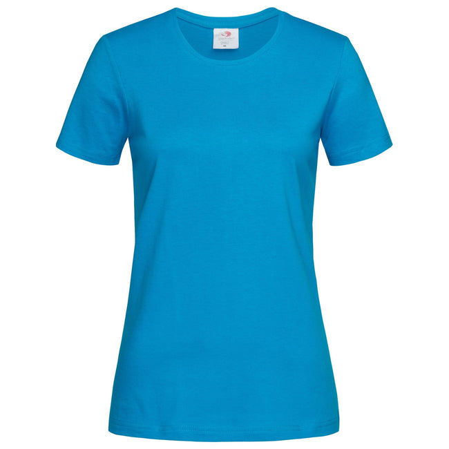 Ocean Blue - Front - Stedman Womens-Ladies Classic Tee