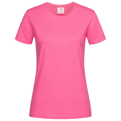 Sweet Pink - Front - Stedman Womens-Ladies Classic Tee