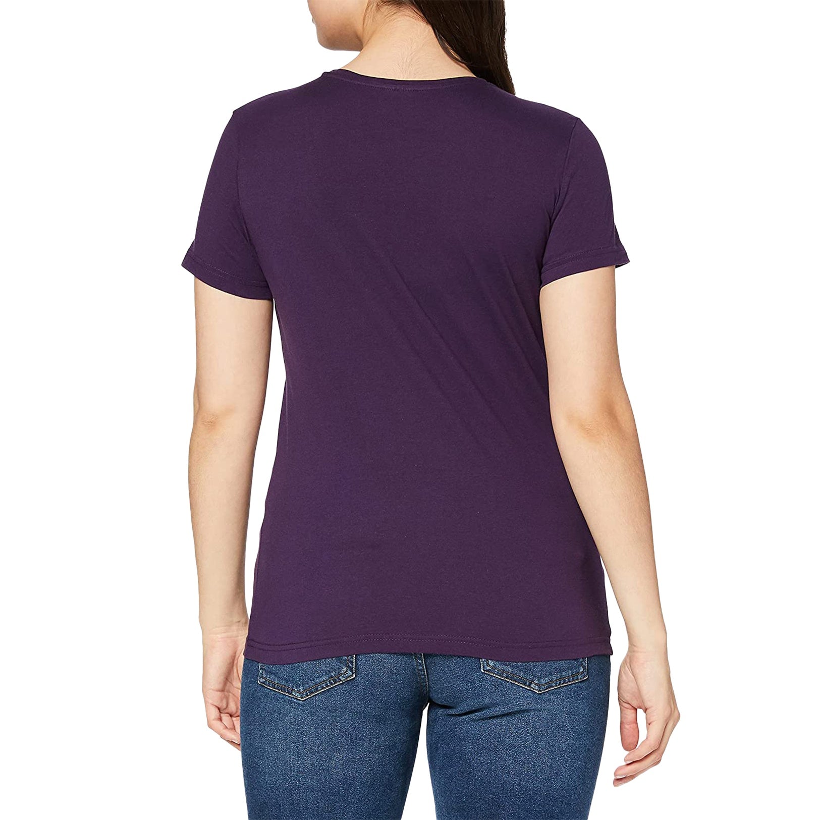Deep Berry - Back - Stedman Womens-Ladies Classic Tee