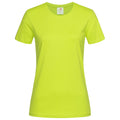 Bright Lime - Front - Stedman Womens-Ladies Classic Tee