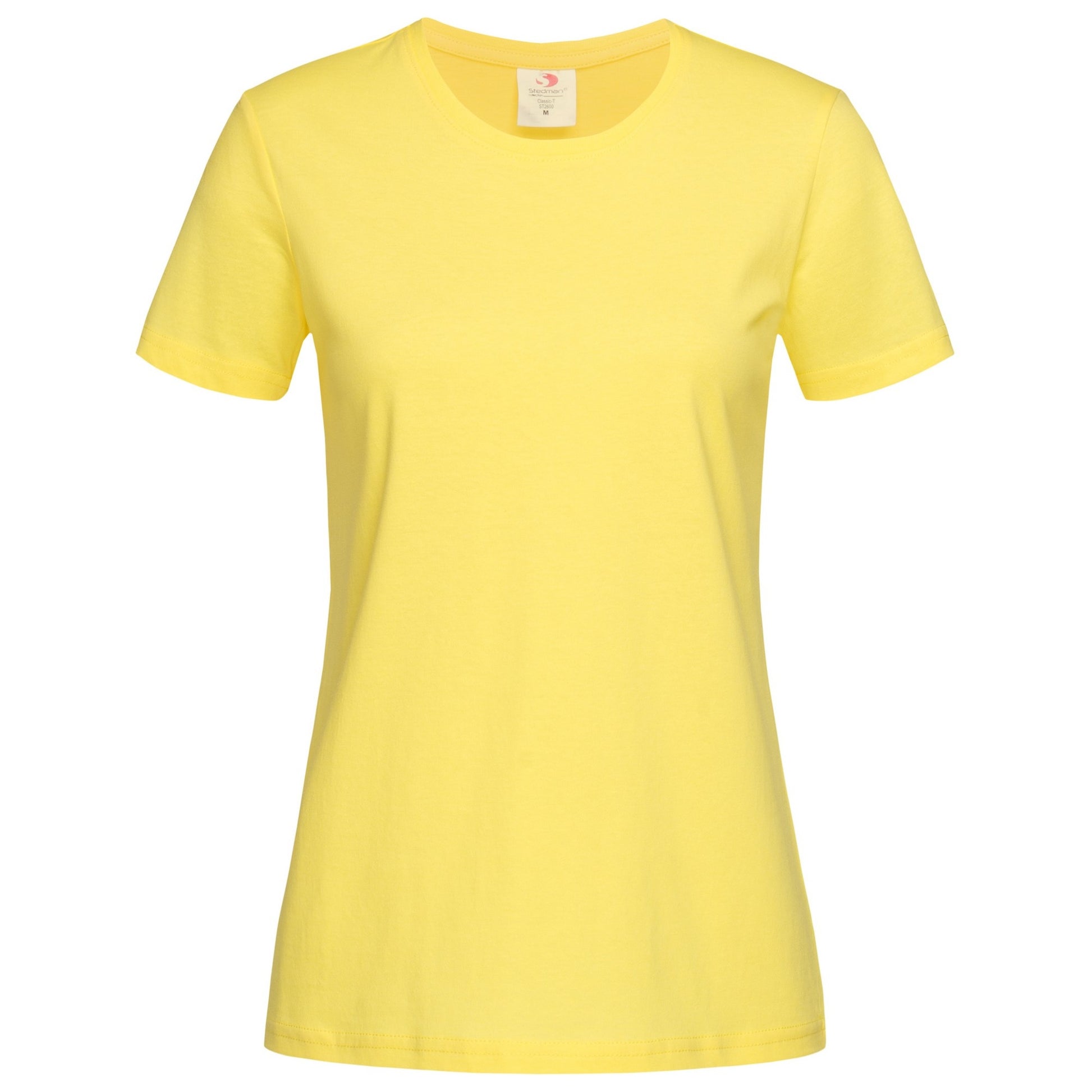 Yellow - Front - Stedman Womens-Ladies Classic Tee