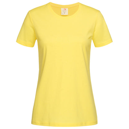 Yellow - Front - Stedman Womens-Ladies Classic Tee