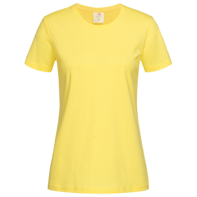 Yellow - Front - Stedman Womens-Ladies Classic Tee