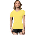 Yellow - Back - Stedman Womens-Ladies Classic Tee