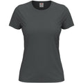 Slate Grey - Front - Stedman Womens-Ladies Classic Tee