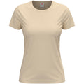 Natural - Front - Stedman Womens-Ladies Classic Tee