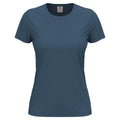 Denim Blue - Front - Stedman Womens-Ladies Classic Tee
