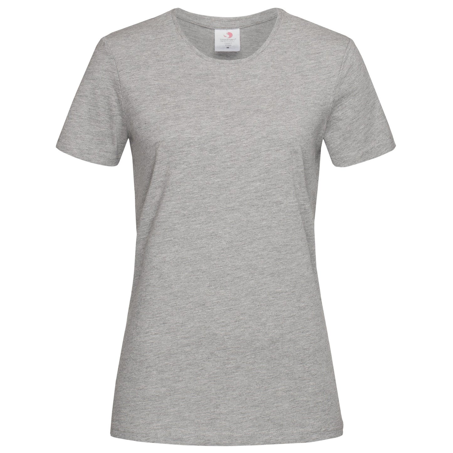 Grey Heather - Front - Stedman Womens-Ladies Classic Tee