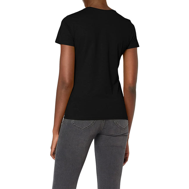 Black Opal - Side - Stedman Womens-Ladies Classic V Neck Tee