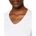White - Lifestyle - Stedman Womens-Ladies Classic V Neck Tee
