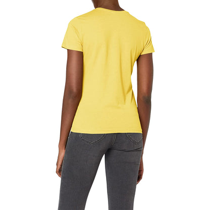 Yellow - Back - Stedman Womens-Ladies Classic V Neck Tee
