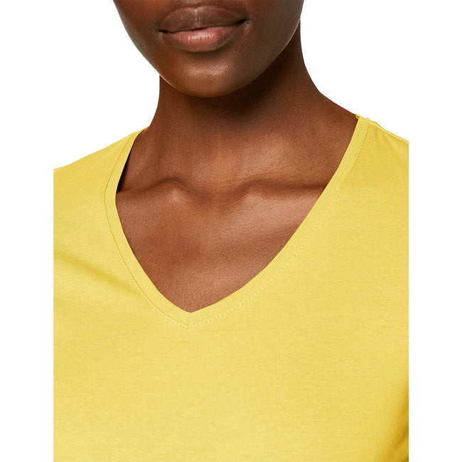 Yellow - Lifestyle - Stedman Womens-Ladies Classic V Neck Tee