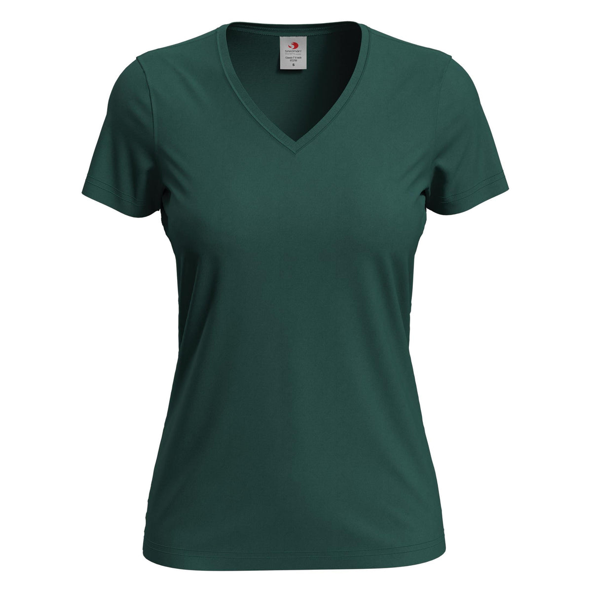Bottle - Front - Stedman Womens-Ladies Classic V Neck Tee