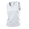 White - Front - Stedman Womens-Ladies Classic Sleeveless Tank Top