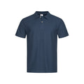 Navy - Front - Stedman Mens Cotton Polo