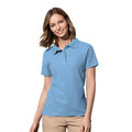 Light Blue - Back - Stedman Womens-Ladies Cotton Polo